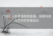 广州无人机表演视频直播，探索科技与艺术的完美结合