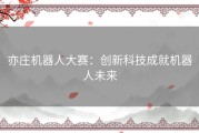 亦庄机器人大赛：创新科技成就机器人未来