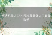 柯洁机器人CAN:围棋界最强人工智能选手