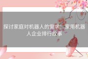 探讨家庭对机器人的需求：家用机器人企业排行故事