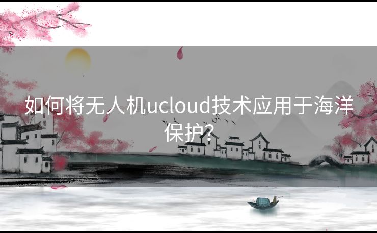 如何将无人机ucloud技术应用于海洋保护？