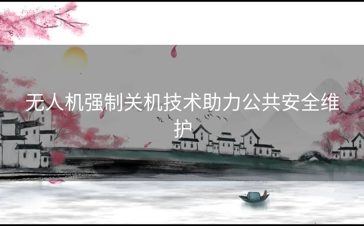 无人机强制关机技术助力公共安全维护