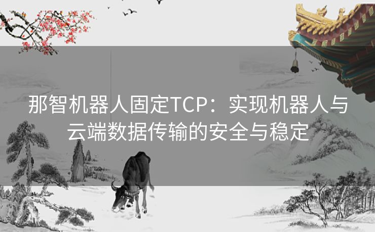 那智机器人固定TCP：实现机器人与云端数据传输的安全与稳定